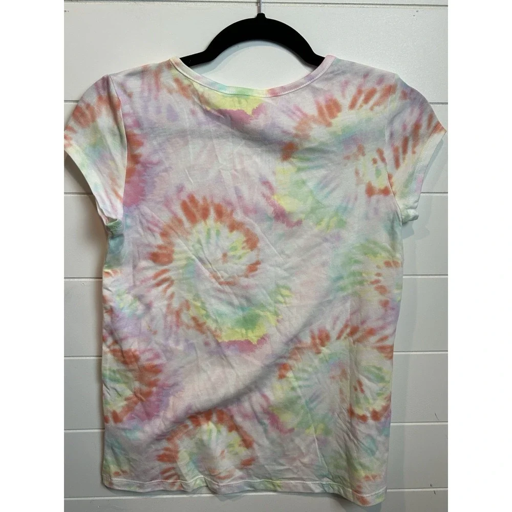 The Children's Place Tie Dye Short Sleeve Shirt Girl's‎ XL (14) NWT